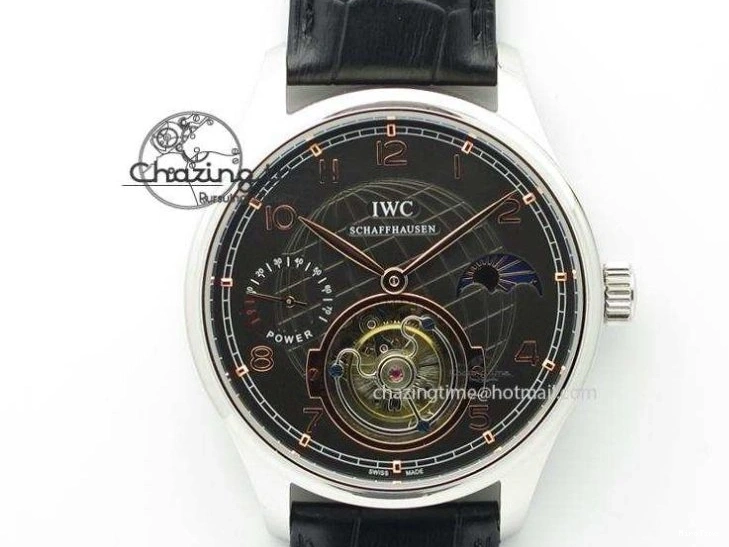 MIROTIME 0325 Compact Portuguese IW545409 RG ZF 1:1 Best Edition White Dial On Brown Leather Strap A 7336